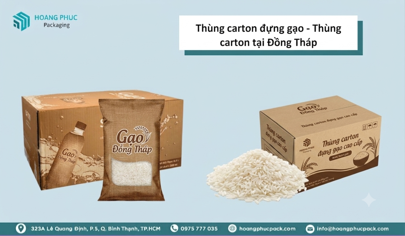 Thùng Carton Tại Đồng Tháp — Nhà Sản Xuất Trực Tiếp, Giao Hàng Toàn Tỉnh