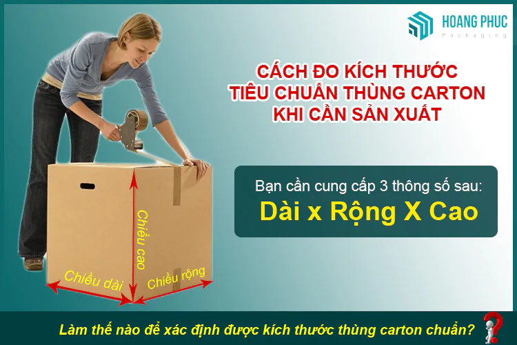 Cách Tính Kích Thước Thùng Carton Chuẩn Theo Sản Phẩm — Hướng Dẫn Chi Tiết