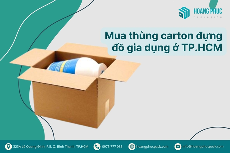 Mua thùng carton đựng nhựa gia dụng tại TP.HCM