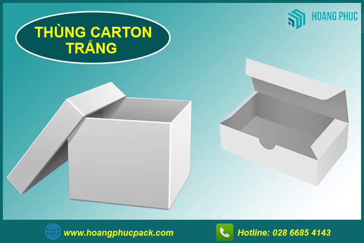 Thùng carton trắng