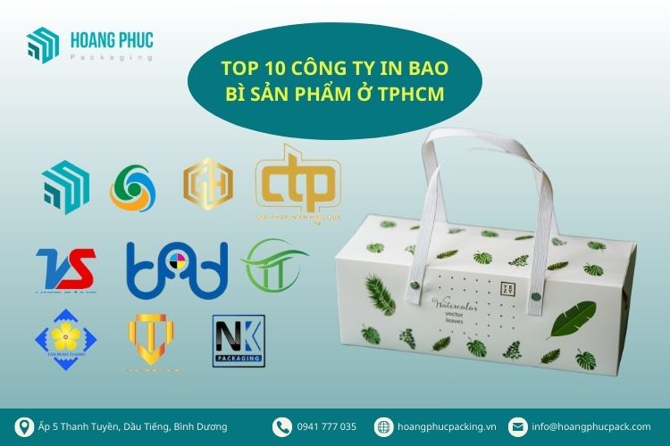 Top 10 công ty in bao bì sản phẩm TP.HCM chất lượng tốt, giá cả hợp lý