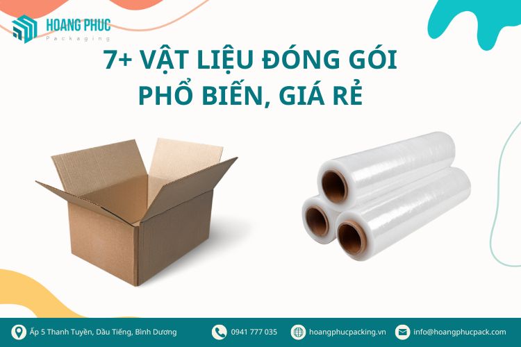 Top 7 vật liệu đóng gói hàng hóa đảm bảo an toàn không phải ai cũng biết