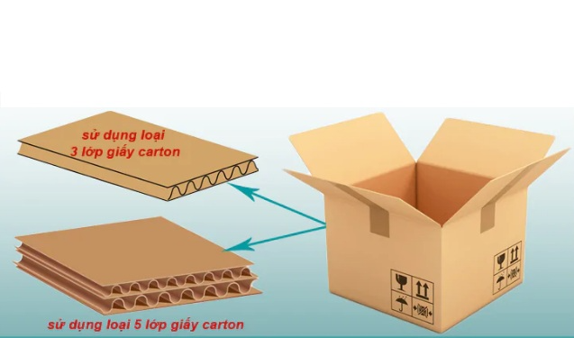 So sánh thùng carton 3 lớp và 5 lớp