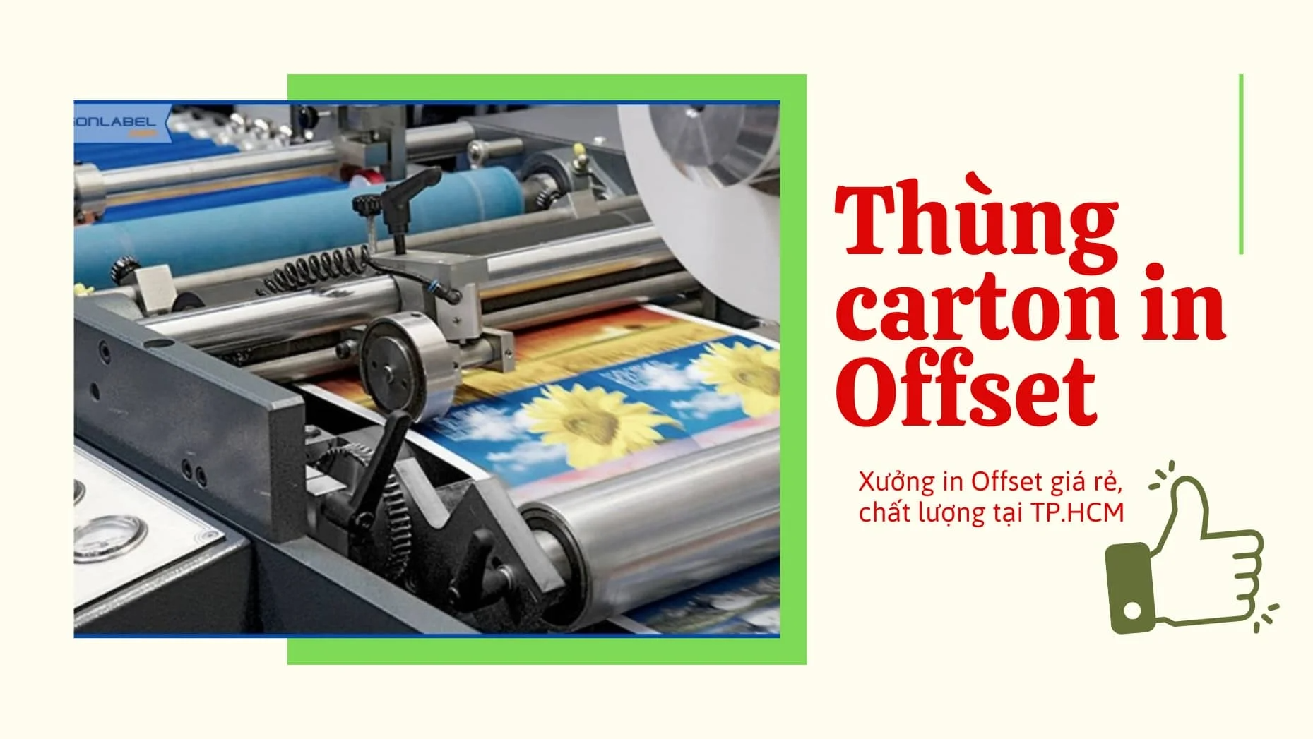 Thùng carton offset – pháp in ấn tối ưu cho ngành bao bì hiện đại