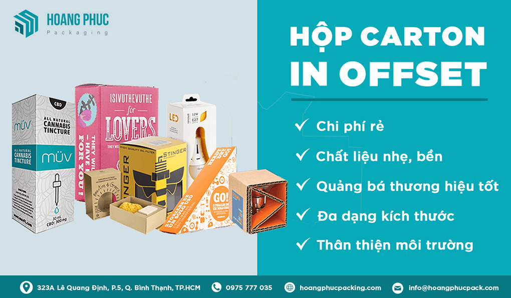 Thùng carton offset – pháp in ấn tối ưu cho ngành bao bì hiện đại