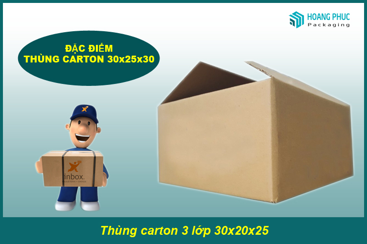 Thùng carton 30x25x20