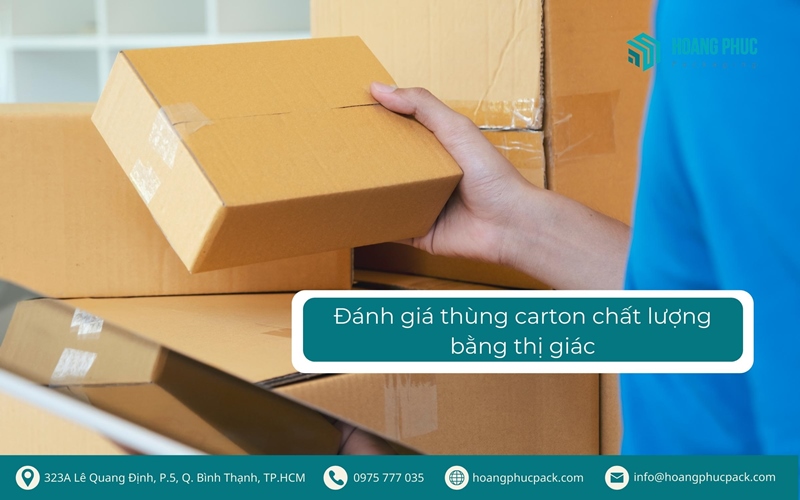 Đánh giá thùng carton chất lượng bằng thị giác