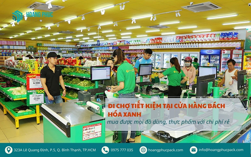 Đi chợ tiết kiệm tại cửa hàng Bách hóa XANH