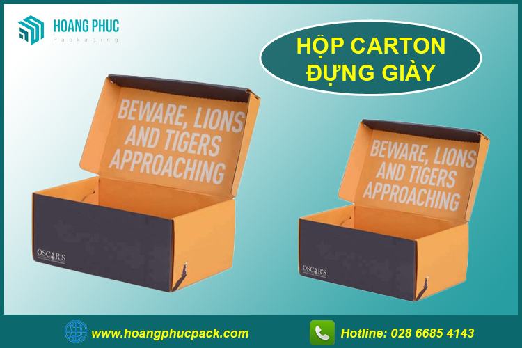 Hộp carton đựng giày