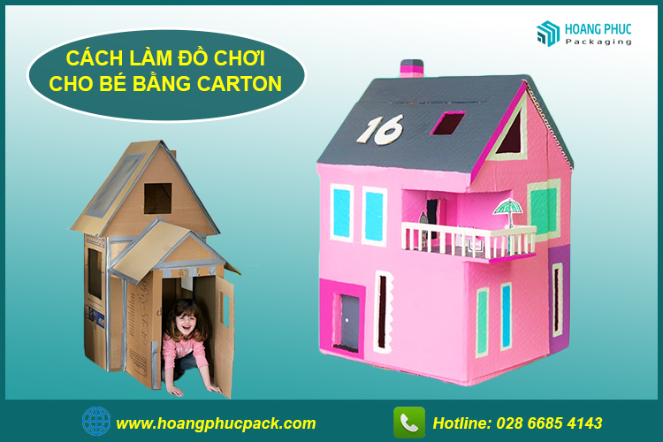 Cách làm đồ chơi cho bé bằng thùng carton +10 mẫu đẹp