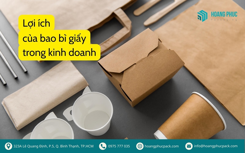 Lợi ích của bao bì giấy trong kinh doanh