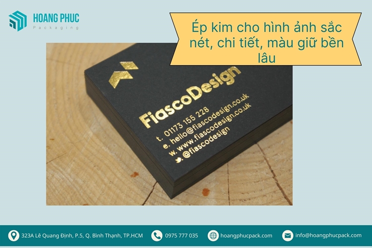 Nam Card ép kim sang trọng, đẹp mắt