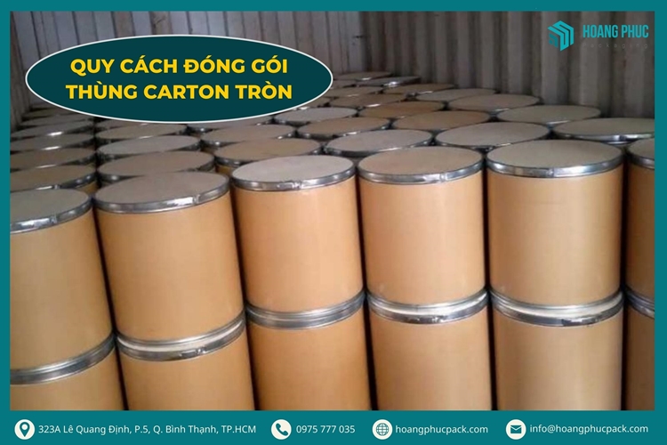 Những điều cần biết về thùng carton tròn
