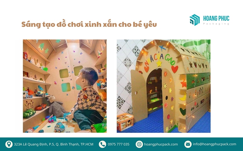 Sáng tạo đồ chơi xinh xắn cho bé yêu từ bìa carton