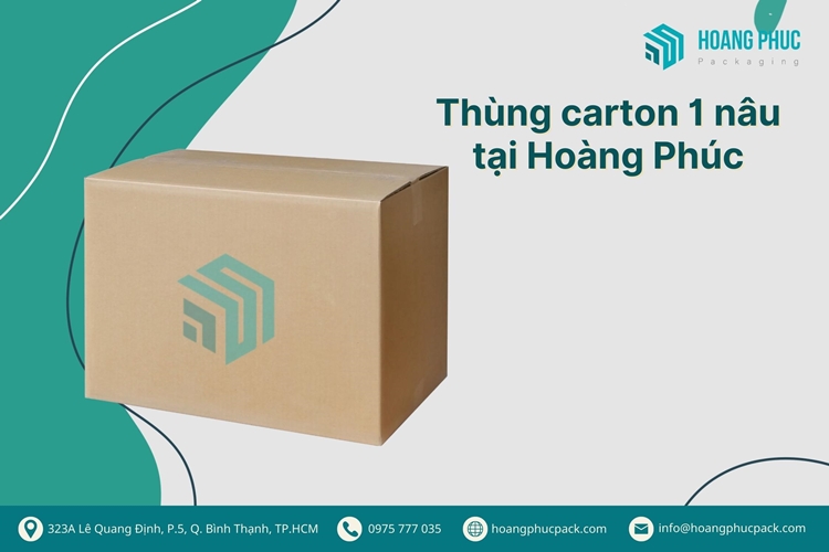 Thùng carton 1 nâu tại Hoàng Phúc Pack