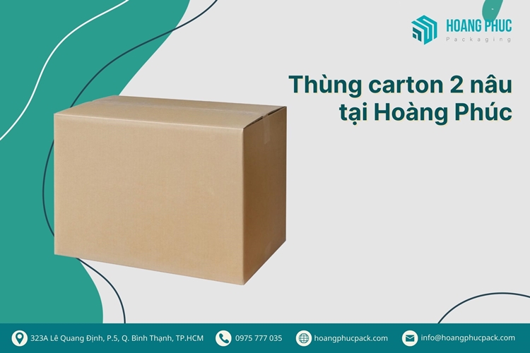 Thế nào là thùng carton 2 nâu