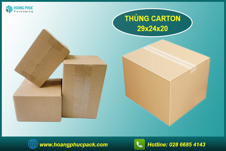 Thùng carton 29x24x20