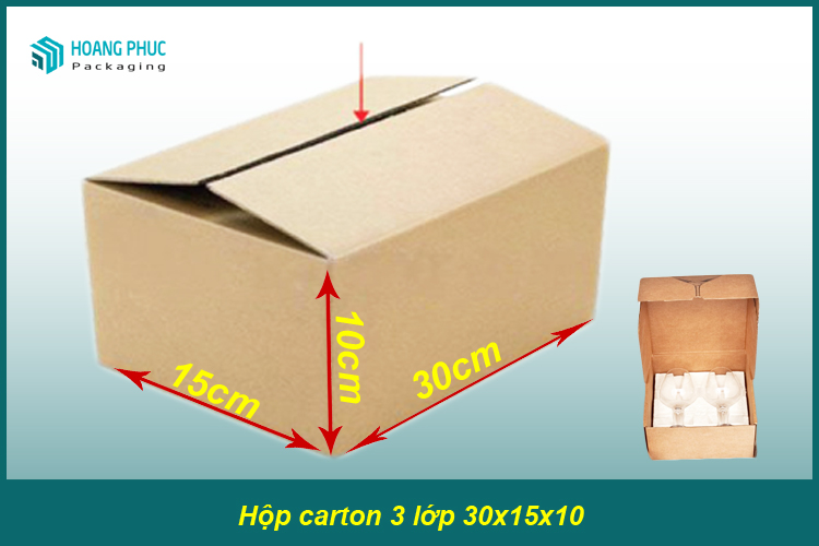 Thùng carton 30x15x10