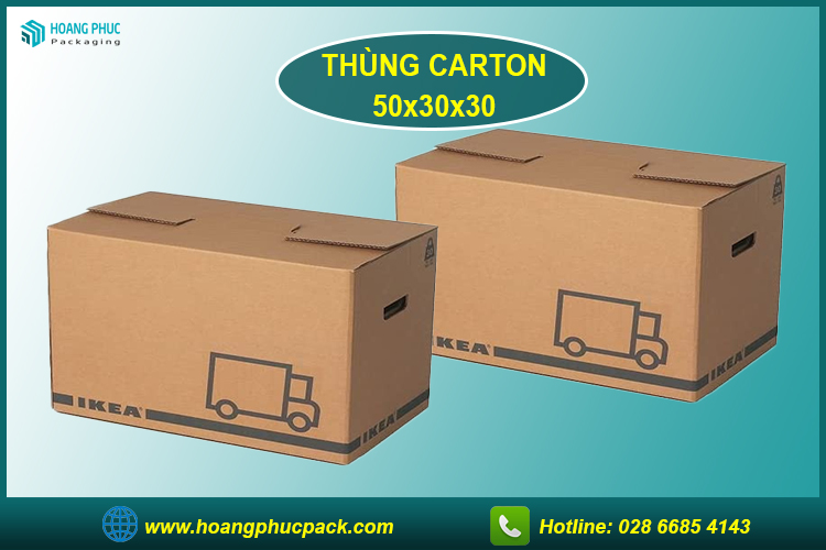 Thùng carton 50x30x30