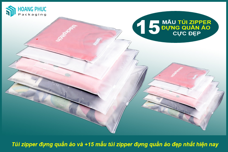 Túi zipper đựng quần áo