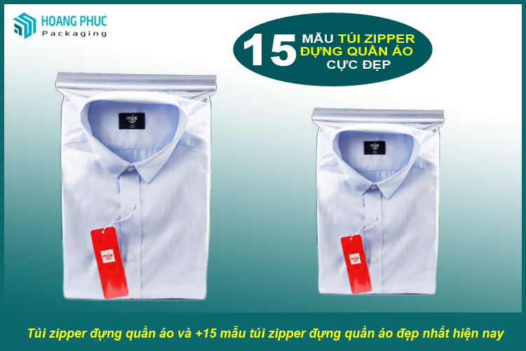 Túi zipper đựng quần áo