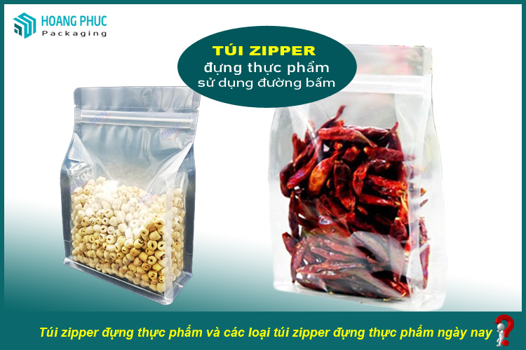 Túi zipper đựng thực phẩm